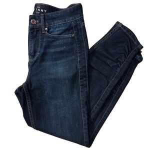 White House Black Market THE SKINNY CROP High Rise Jean Size 0P